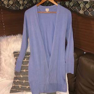 Light blue long really soft cardigan